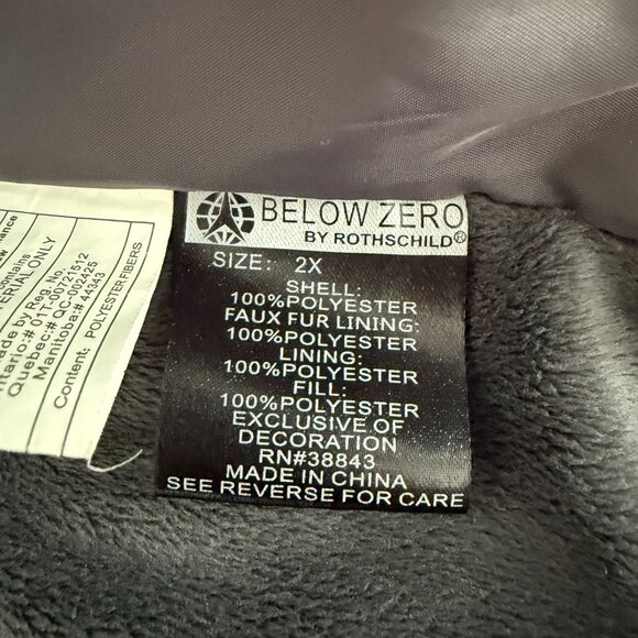 Below Zero 2-in-1 jacket size 2X - Picture 7 of 7